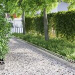 vidaXL Obrubníky trávnika 30 pcs Strieborná 103 x 0,05 x 22 cm