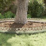 vidaXL Obrubníky trávnika 30 pcs Strieborná 103 x 0,05 x 22 cm – Obrázok 5