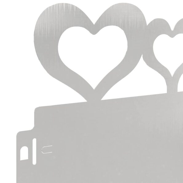 vidaXL Obrubníky trávnika 30 pcs Strieborná 103 x 0,05 x 22 cm – Obrázok 7