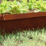 vidaXL Slimáková ohrada Hrdzavý 50 x 3,5 x 25 cm – Obrázok 5