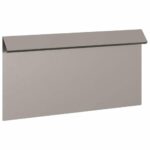 vidaXL Slimáková ohrada Hrdzavý 50 x 3,5 x 25 cm