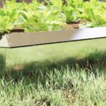 vidaXL Slimáková ohrada 4 pcs Strieborná 100 x 3,5 x 25 cm – Obrázok 3