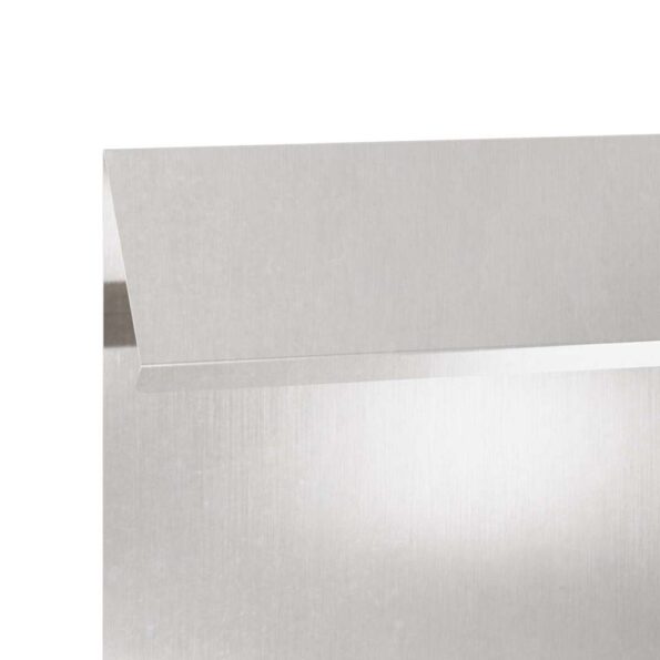 vidaXL Slimáková ohrada 4 pcs Strieborná 100 x 3,5 x 25 cm – Obrázok 7