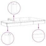 vidaXL Slimáková ohrada 16 pcs Strieborná 100 x 3,5 x 25 cm – Obrázok 10