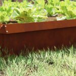 vidaXL Slimáková ohrada Hrdzavý 100 x 3,5 x 25 cm – Obrázok 5