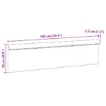 vidaXL Slimáková ohrada 4 pcs Hrdzavý 100 x 3,5 x 25 cm – Obrázok 2