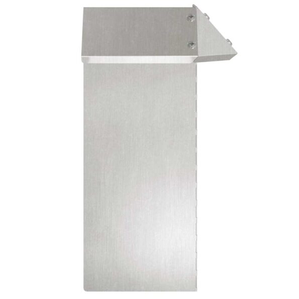 vidaXL Slimáková ohrada 4 pcs Strieborná 13,5 x 13,5 x 25 cm – Obrázok 5