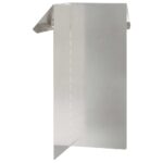 vidaXL Slimáková ohrada 4 pcs Strieborná 13,5 x 13,5 x 25 cm – Obrázok 6