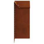 vidaXL Slimáková ohrada Hrdzavý 10 x 10 x 25 cm – Obrázok 6