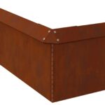 vidaXL Slimákové zábrany 8 pcs Hrdzavý – Obrázok 8