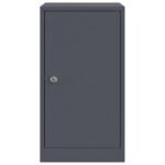 vidaXL poštová schránka s úložiskom Antracit 30 x 20 x 55 cm Oceľ – Obrázok 5