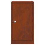 vidaXL poštová schránka s úložiskom s dverami Hrdzavý 30 x 20 x 55 cm – Obrázok 4