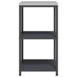 vidaXL Kuchynská úložná polica Antracitová 60 x 50 x 92 cm Oceľ – Obrázok 7