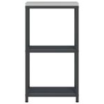 vidaXL Kuchynská úložná polica Antracitová 60 x 50 x 92 cm Oceľ – Obrázok 7