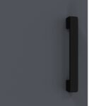 vidaXL Kuchynská úložná skriňa Antracitová 60 x 50 x 92 cm Oceľ – Obrázok 11