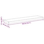 vidaXL Polica na knihy 4 pcs Čierna 40 x 10 x 1,5 cm Kompozitné drevo – Obrázok 11
