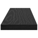 vidaXL Polica na knihy 4 pcs Čierna 40 x 10 x 1,5 cm Kompozitné drevo – Obrázok 6