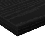 vidaXL Polica na knihy 4 pcs Čierna 40 x 10 x 1,5 cm Kompozitné drevo – Obrázok 8