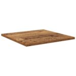 vidaXL Polica na knihy 4 pcs Hnedá 40 x 40 x 1,5 cm Kompozitné drevo – Obrázok 5