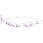 vidaXL Polica na knihy 4 pcs Čierny 40 x 40 x 1,5 cm Kompozitné drevo – Obrázok 12
