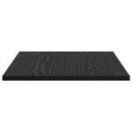 vidaXL Polica na knihy 4 pcs Čierny 40 x 40 x 1,5 cm Kompozitné drevo – Obrázok 7