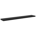 vidaXL Polica na knihy 4 pcs Čierny 60 x 10 x 1,5 cm Kompozitné drevo – Obrázok 4