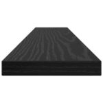 vidaXL Polica na knihy 4 pcs Čierny 60 x 10 x 1,5 cm Kompozitné drevo – Obrázok 6