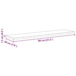 vidaXL Polica na knihy 4 pcs Hnedá 80 x 20 x 1,5 cm Kompozitné drevo – Obrázok 11