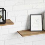 vidaXL Polica na knihy 4 pcs Hnedá 80 x 20 x 1,5 cm Kompozitné drevo – Obrázok 4