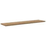 vidaXL Polica na knihy 4 pcs Hnedá 80 x 20 x 1,5 cm Kompozitné drevo – Obrázok 5