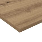 vidaXL Polica na knihy 4 pcs Hnedá 80 x 20 x 1,5 cm Kompozitné drevo – Obrázok 9