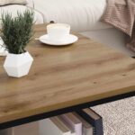 vidaXL Polica na knihy 4 pcs Hnedá 80 x 40 x 1,5 cm Kompozitné drevo – Obrázok 4
