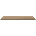 vidaXL Polica na knihy 4 pcs Hnedá 80 x 40 x 1,5 cm Kompozitné drevo – Obrázok 6