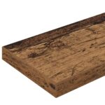 vidaXL Polica na knihy 4 pcs Hnedá 100 x 10 x 1,5 cm Kompozitné drevo – Obrázok 9