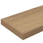 vidaXL Polica na knihy 4 pcs Hnedá 100 x 10 x 1,5 cm Kompozitné drevo – Obrázok 9