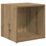 vidaXL TV skrinka 2 pcs Hnedá 37 x 35 x 37 cm Kompozitné drevo – Obrázok 5