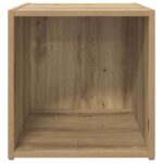 vidaXL TV skrinka 2 pcs Hnedá 37 x 35 x 37 cm Kompozitné drevo – Obrázok 6