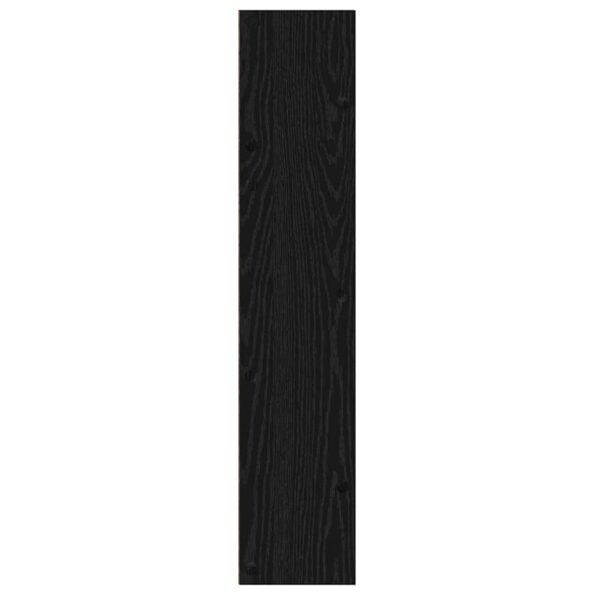 vidaXL Nástenné botníky Čierny dub 60 x 18 x 60 cm Kompozitné drevo – Obrázok 6