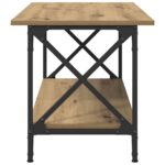 vidaXL Konferenčný stolík dub artisan 80 x 45 x 45.5 cm – Obrázok 6