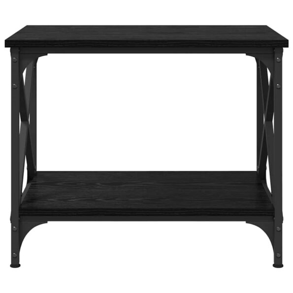 vidaXL Bočný stôl Čierny dub 55 x 38 x 45 cm Kompozitné drevo – Obrázok 5