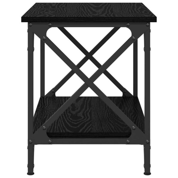vidaXL Bočný stôl Čierny dub 55 x 38 x 45 cm Kompozitné drevo – Obrázok 6