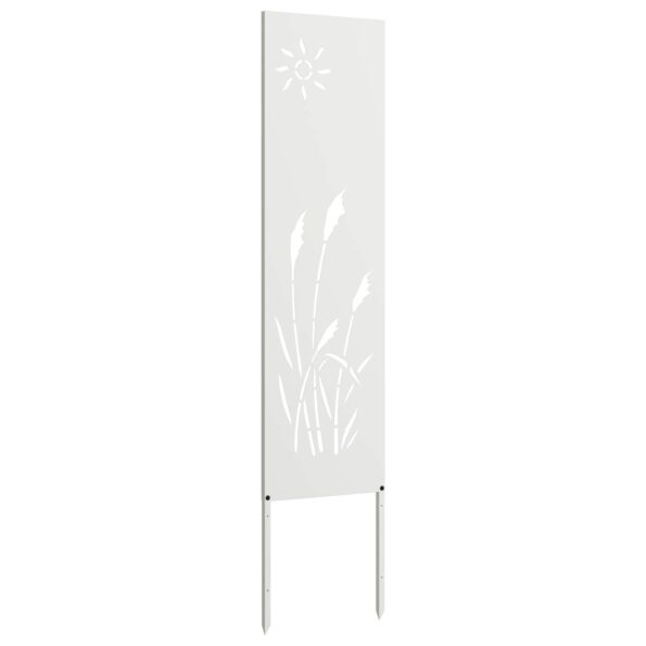 vidaXL Záhradná clona na súkromie Rezací Biela 32 x 140 cm – Obrázok 2