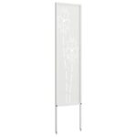 vidaXL Záhradná clona na súkromie Rezací Biela 32 x 140 cm – Obrázok 5