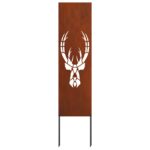 vidaXL Záhradná clona na súkromie Zvieracia potlač Hrdzavý 32 x 140 cm – Obrázok 8