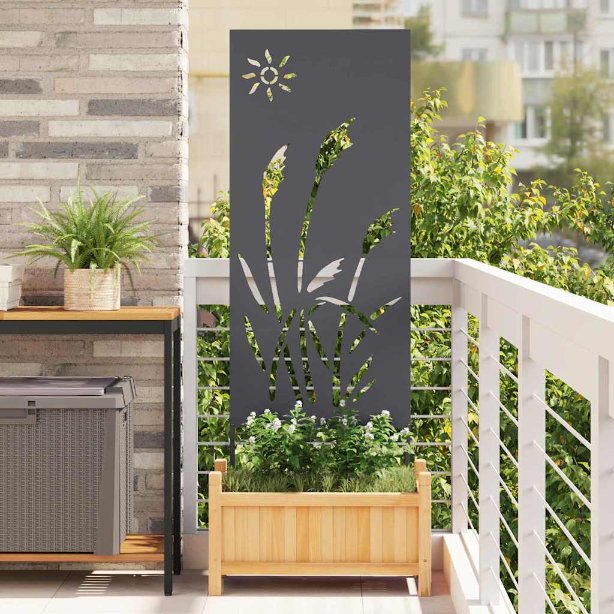 876275_1.jpg vidaXL Záhradná clona na súkromie Rezací Antracit 50 x 140 cm – Obrázok 1