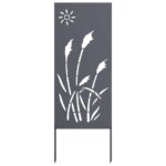 vidaXL Záhradná clona na súkromie Rezací Antracit 50 x 140 cm – Obrázok 2