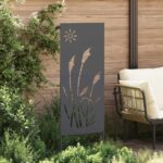 vidaXL Záhradná clona na súkromie Rezací Antracit 50 x 140 cm – Obrázok 3