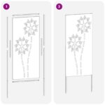 vidaXL Záhradný dekoratívny panel Čierna 50 x 140 cm – Obrázok 2