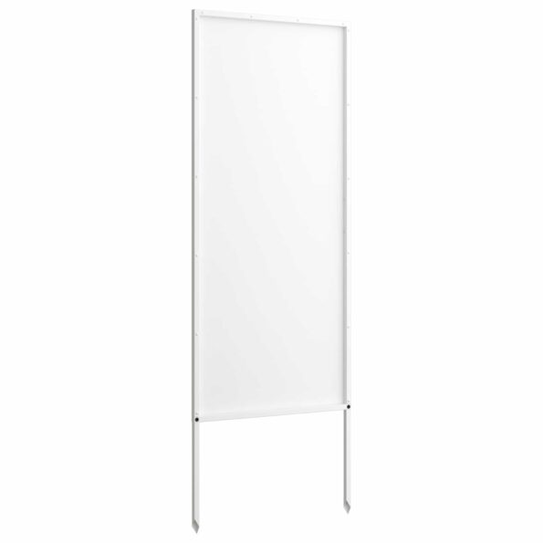 vidaXL Záhradný dekoratívny panel Biela 50 x 140 cm – Obrázok 5