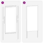 vidaXL Záhradný dekoratívny panel Biela 50 x 140 cm – Obrázok 6